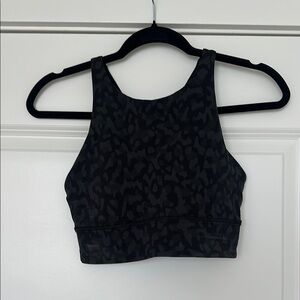 lululemon athletica Black Patterned Sports Bra